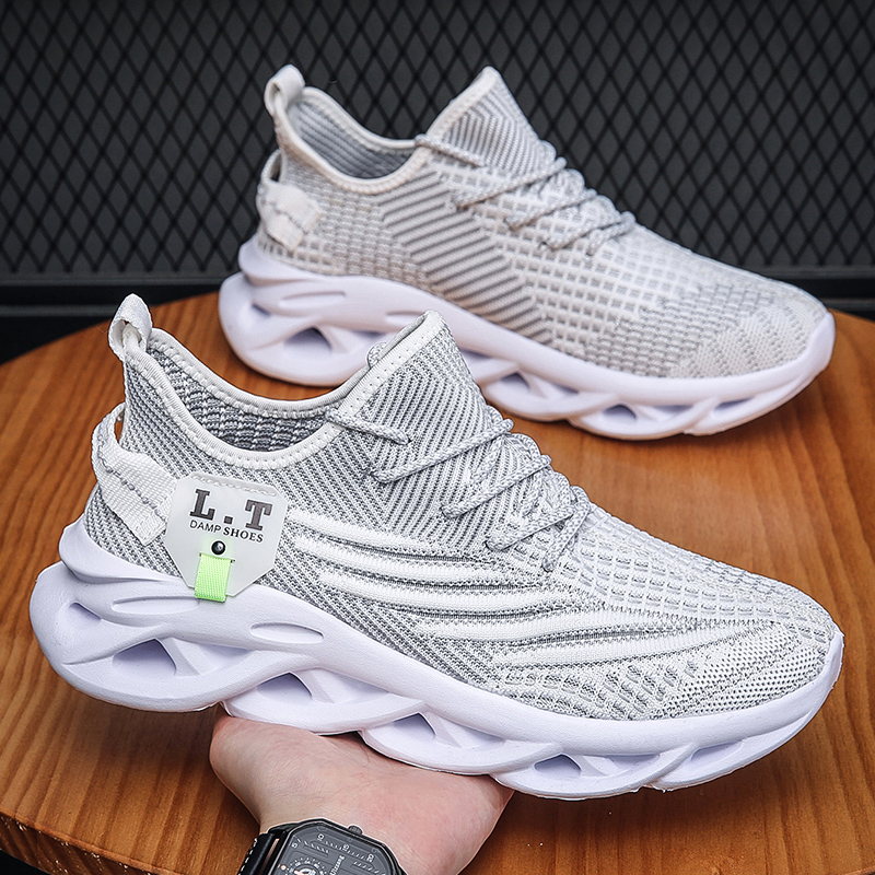 Outdoor Sport With Sticks - Porous Mesh Upper Men Sneakers Summer