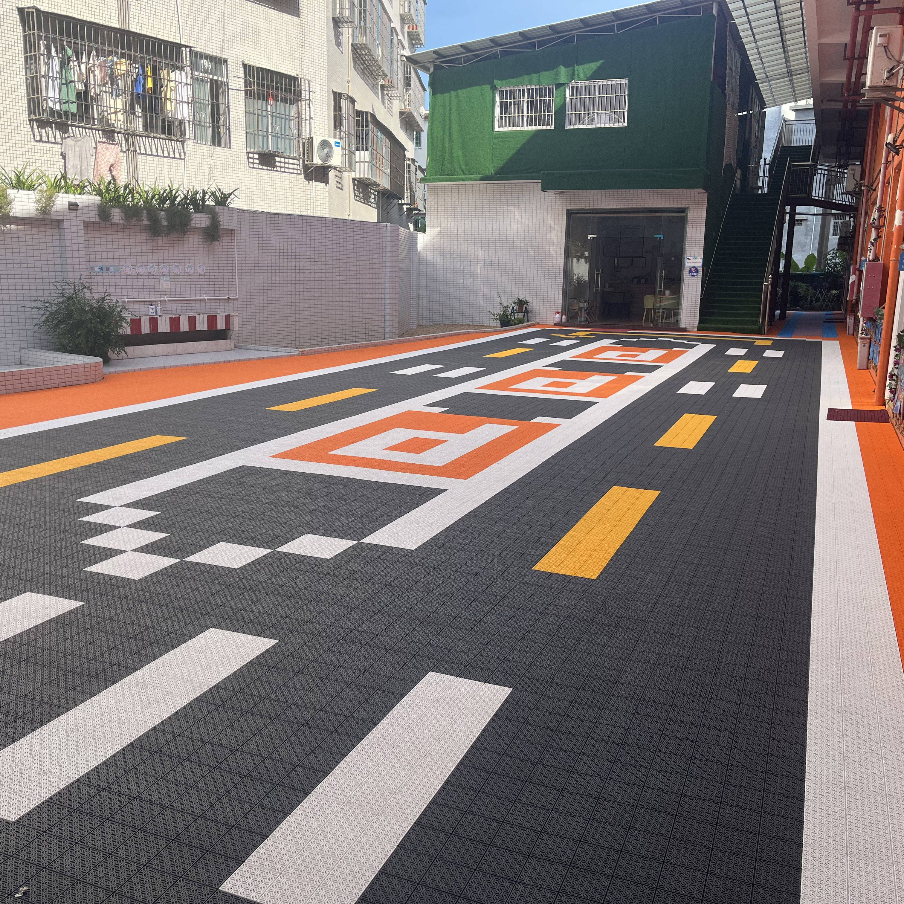 OEM Customized Indoor/Outdoor  - Outdoor Sport Court Flooring 리뷰 및 가격