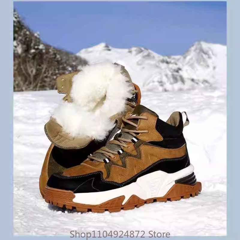 Winter Warm Wool Cotton Shoes  - Outdoor Sport With Sticks 리뷰 및 가격