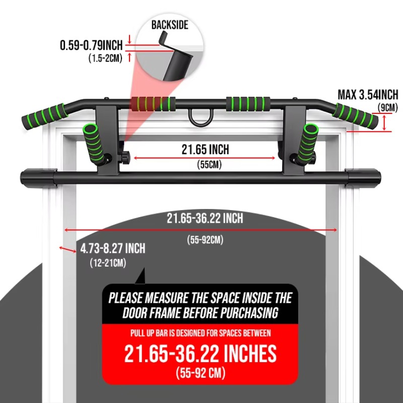 Multi-grip Pull up Bar Doorway - Chin Bar Doorway 리뷰 및 가격