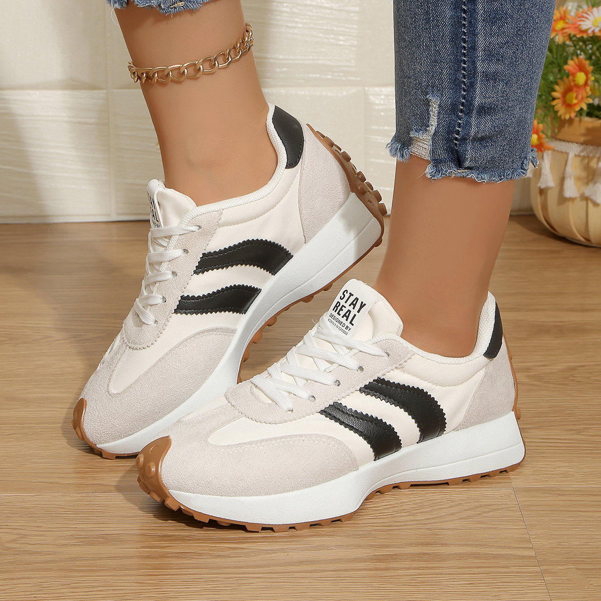Women Sneakers Spring New Casu - Outdoor Sport With Sticks 리뷰 및 가격