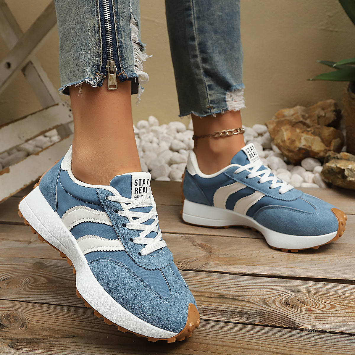 Women Sneakers Spring New Casu - Outdoor Sport With Sticks 리뷰 및 가격