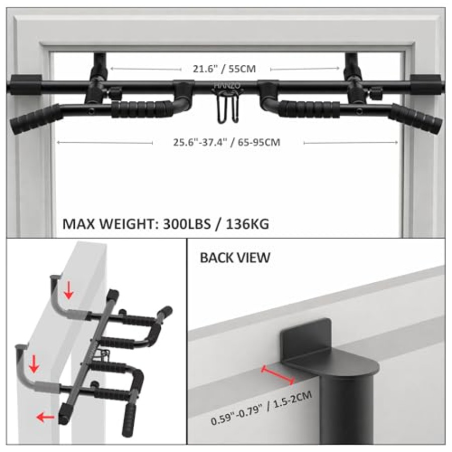 Doorway Pull Up Bar Set with S - Chin Bar Doorway 리뷰 및 가격